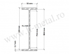 Profil IPE zincat 100 mm 1